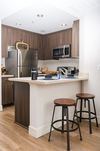 Well equipped kitchen and dining